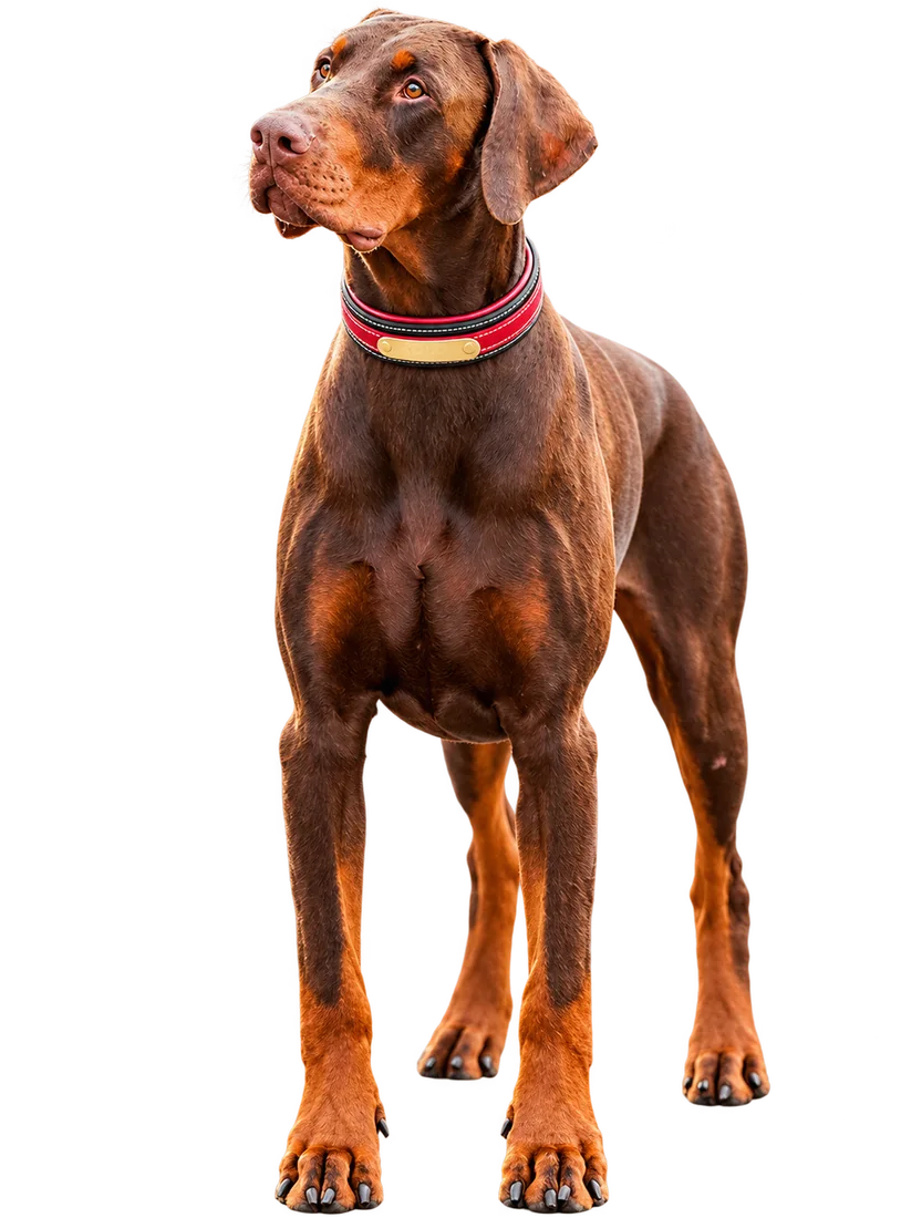 Dobermann als Beispiel für einen großen Hund