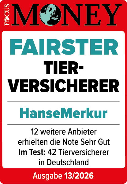 Focus Money – Fairster Tierversicherer HanseMerkur 2026